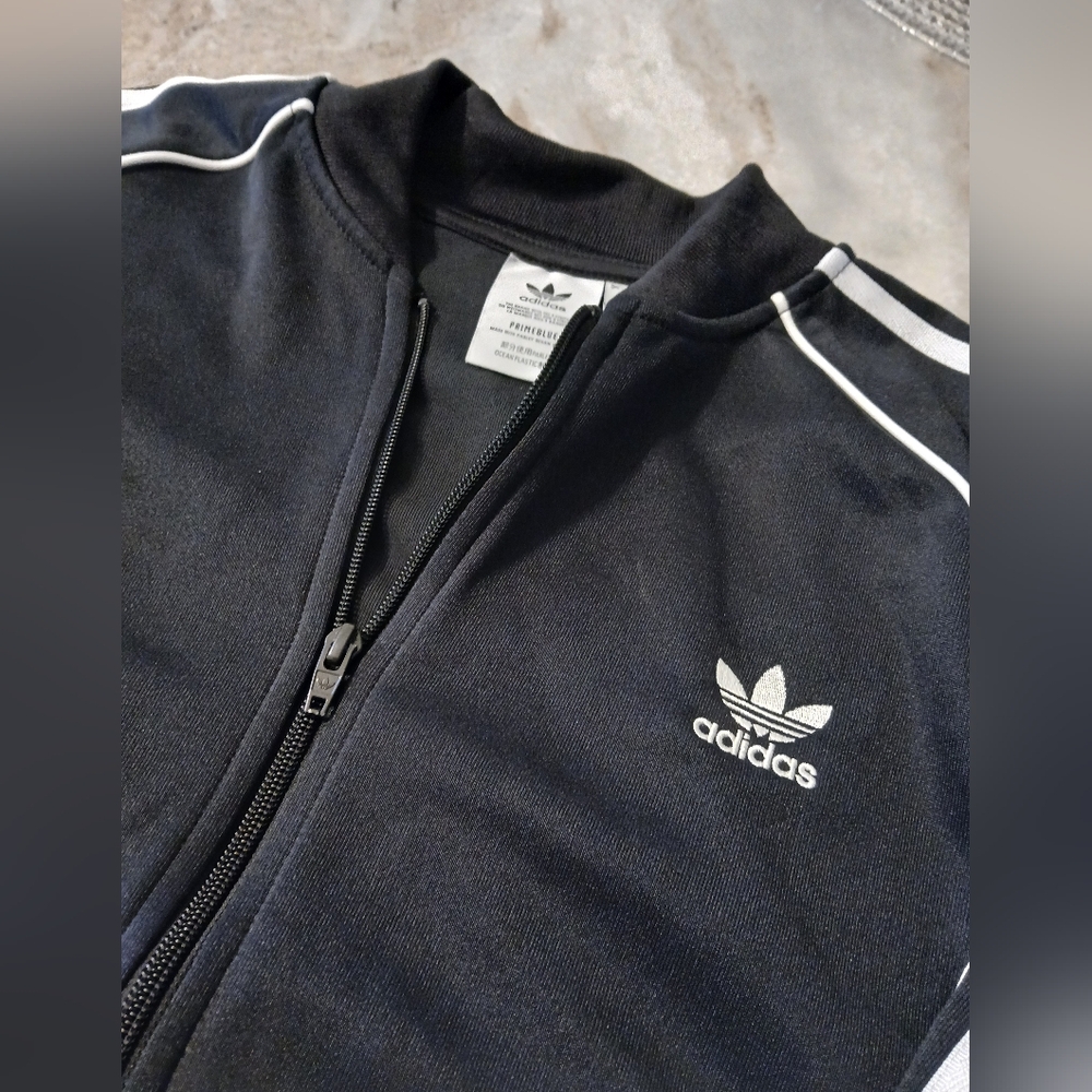 Adidas PRIMEBLUE Black Track Jacket NWOT